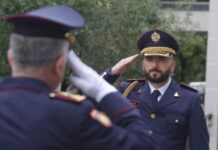 Ceremonia e betimit/ Gledis Nano në krye të Policisë së Shtetit