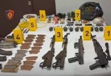 Lidhjet me atentatin e Rinasit/ Policia zbulon arsenalin e armëve në një banesë në Krujë. Pronari lidhje me ISIS