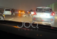 Tiranë – Aksident i rëndë në Unazën e Madhe: Përplasen dy makina dhe një motoçikletë, humb jetën 38-vjeçari