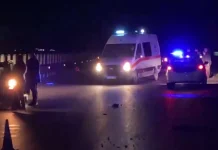 Aksident i rëndë në aksin Tapizë-Fushë Krujë/ 19-vjeçari përplas për vdekje këmbësorin