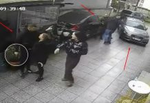 Bllokoi hyrjen e biznesit dhe u nxori armën punonjësve, pezullohet nga detyra polici i përfshirë në sherrin te “Kthesa e Kamzës”